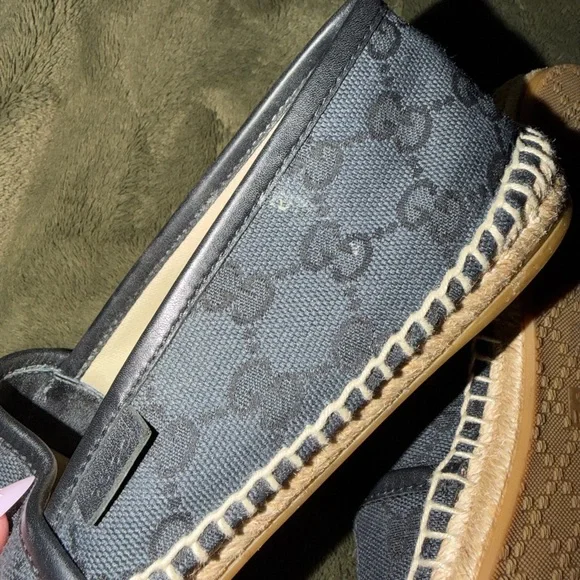 Gucci Black Canvas Espadrilles flats - Picture 12 of 13